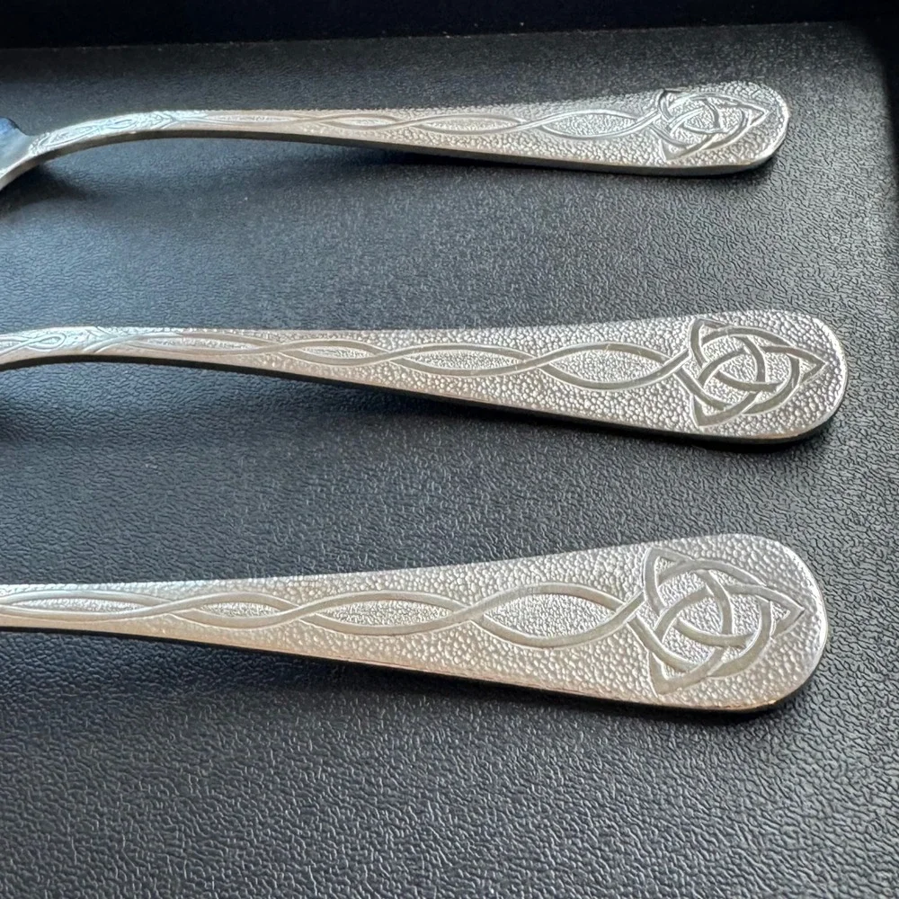 SMI USA Serving Set Trinity Celtic Knot Design Replacement‎ Silverware 3 Piece